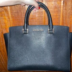 Michael Kors Large ZipTop Satchel+ Matching Wallet